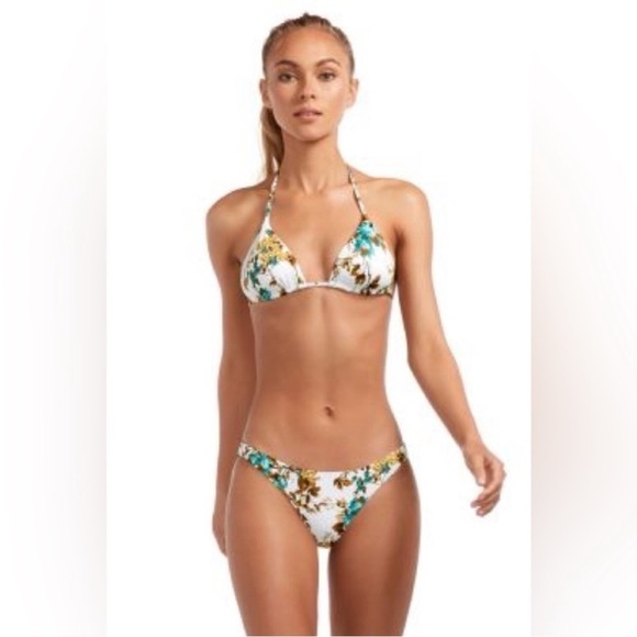 NWT! Vitamin A Cuba Libre Liciana Full Reversible Bikini Bottom - Size 12/D/XL 🩵 - Picture 6 of 10